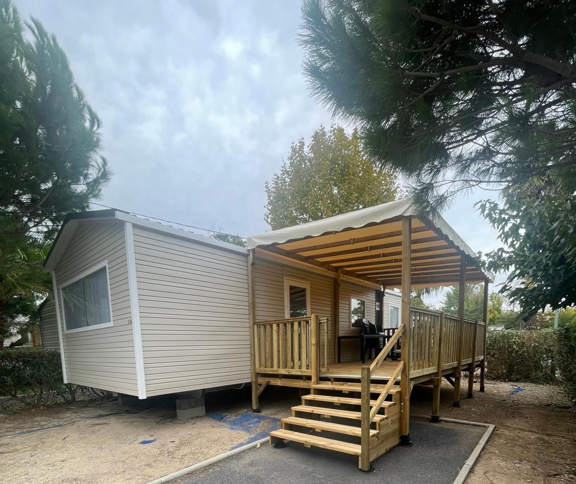 Mobil Home Palmiers 1 Valras-Plage Exteriör bild